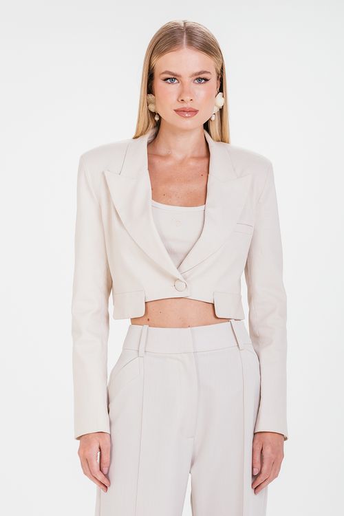 Blazer Pati - Areia