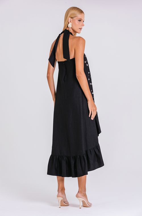 Vestido Solares - Preto