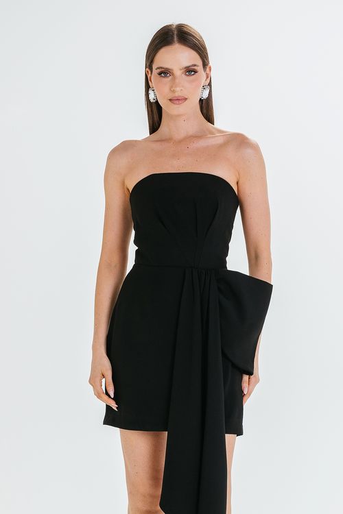 Vestido Evina - Preto