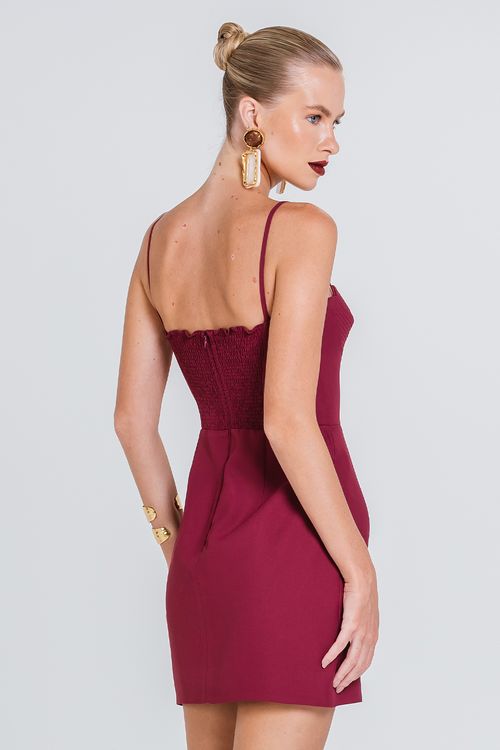 Vestido Corina - Cabernet